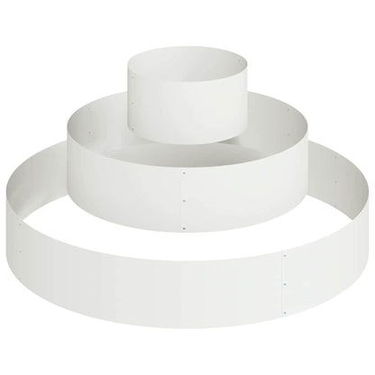 Vaso da giardino Bianco 120 x 120 x 20 cm | homemem39