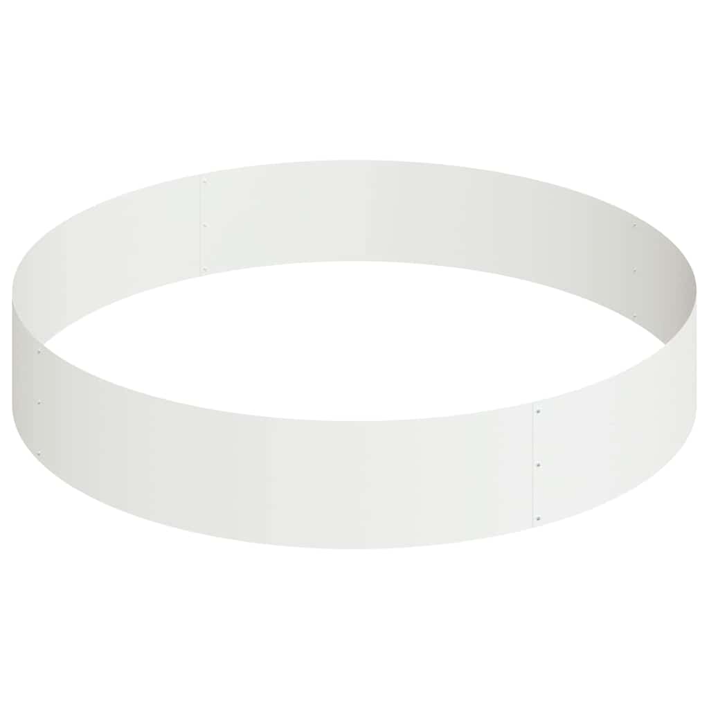 Vaso da giardino Bianco 120 x 120 x 20 cm | homemem39