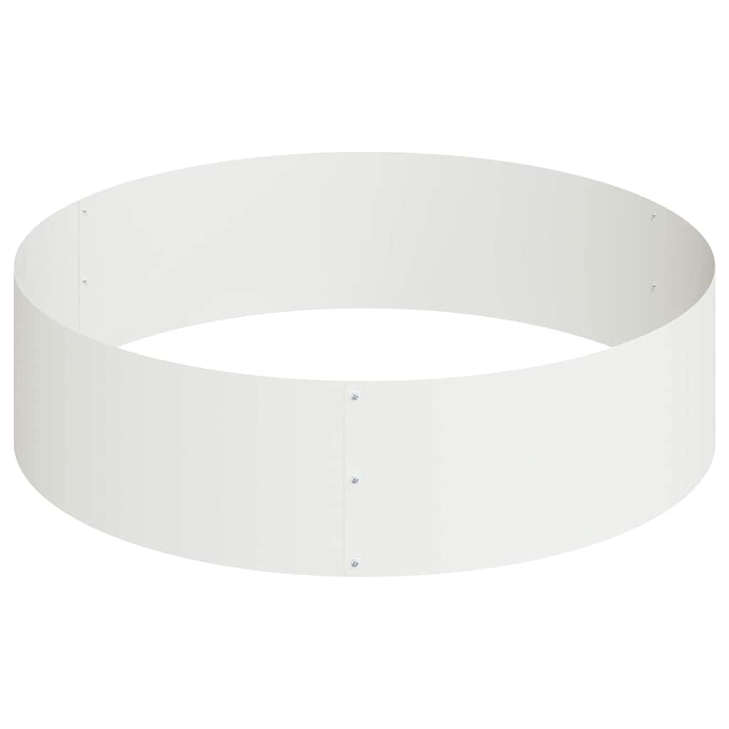 Vaso da giardino Bianco 120 x 120 x 20 cm | homemem39