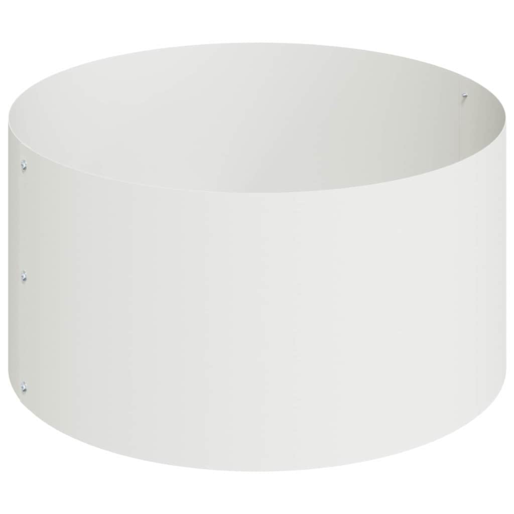 Vaso da giardino Bianco 120 x 120 x 20 cm | homemem39