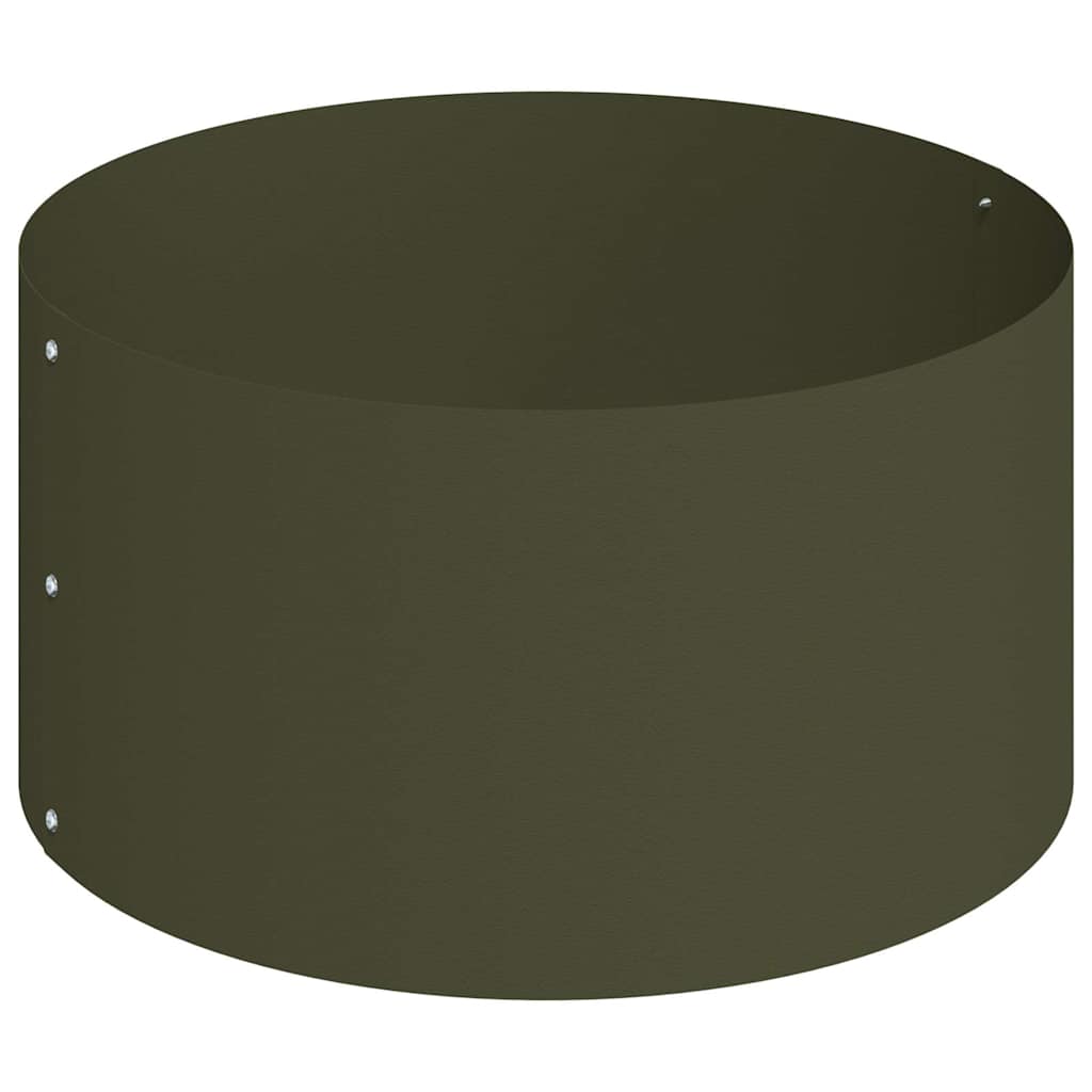 Vaso da giardino Verde oliva 120 x 120 x 20 cm