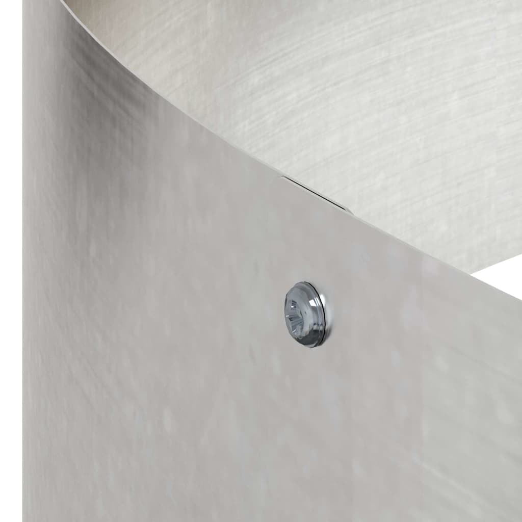 Vaso da giardino Argento 120 x 120 x 20 cm Acciaio inossidabile