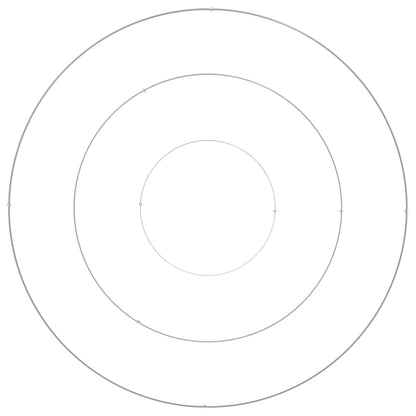 Vaso da giardino Argento 120 x 120 x 20 cm Acciaio inossidabile