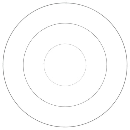 Vaso da giardino Argento 120 x 120 x 20 cm Acciaio zincato