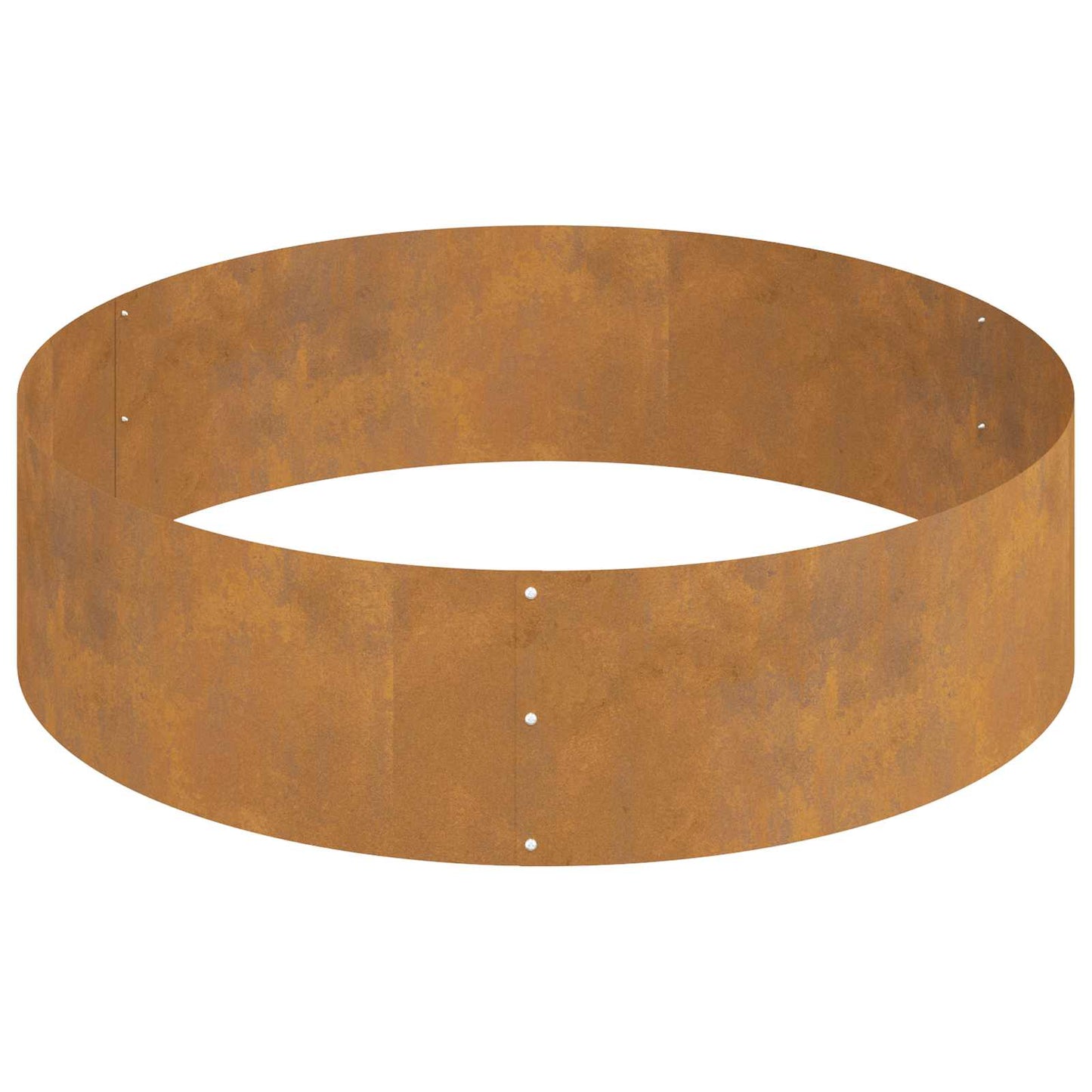Vaso da giardino Marrone 120 x 120 x 20 cm Acciaio CorTen