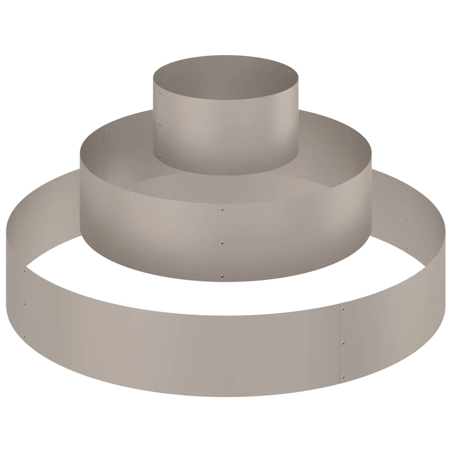Vaso da giardino Marrone 120 x 120 x 20 cm | homemem39