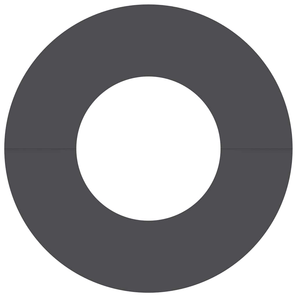 adatto per Anelli d'Albero Piatto 5 pcs Nero Ø30 / 60 cm Acciaio