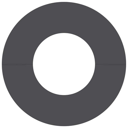 adatto per Anelli d'Albero Piatto 5 pcs Nero Ø30 / 60 cm Acciaio