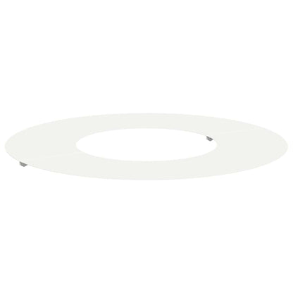 adatto per Anello d'Albero Piatto Bianco Ø30 / 60 cm Acciaio