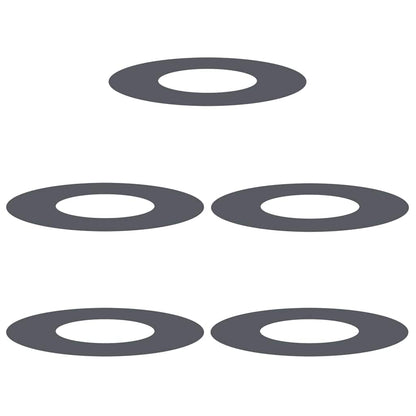 adatto per Anelli d'Albero Piatto 5 pcs Antracite Ø30 / 60 cm