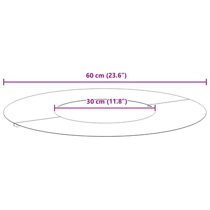 adatto per Anelli d'Albero Piatto 5 pcs Marrone Ø30 / 60 cm