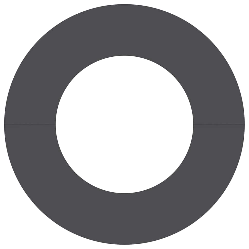 adatto per Anelli d'Albero Piatto 5 pcs Nero Ø40 / 70 cm Acciaio