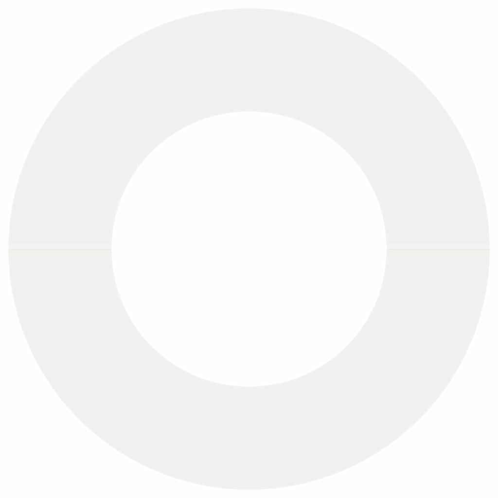 adatto per Anelli d'Albero Piatto 5 pcs Bianco Ø40 / 70 cm