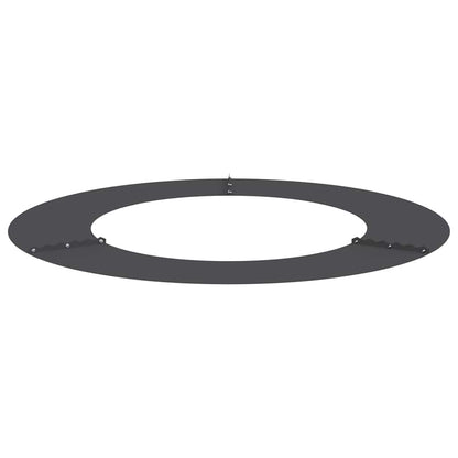 adatto per Anello d'Albero Piatto Nero Ø50 / 80 cm Acciaio