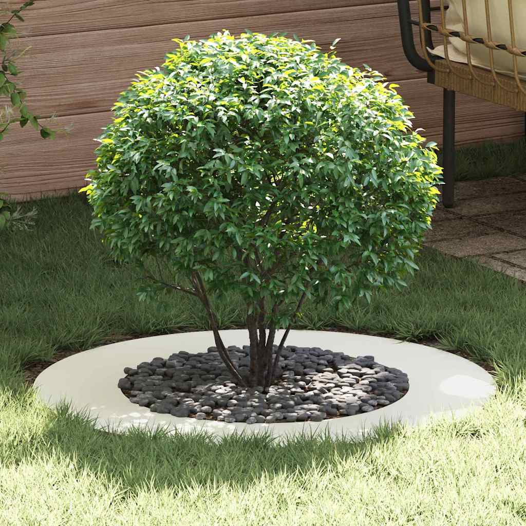 adatto per Anello d'Albero Piatto Bianco Ø50 / 80 cm Acciaio