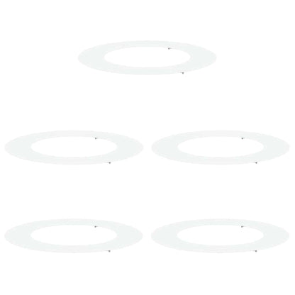 adatto per Anelli d'Albero Piatto 5 pcs Bianco Ø50 / 80 cm