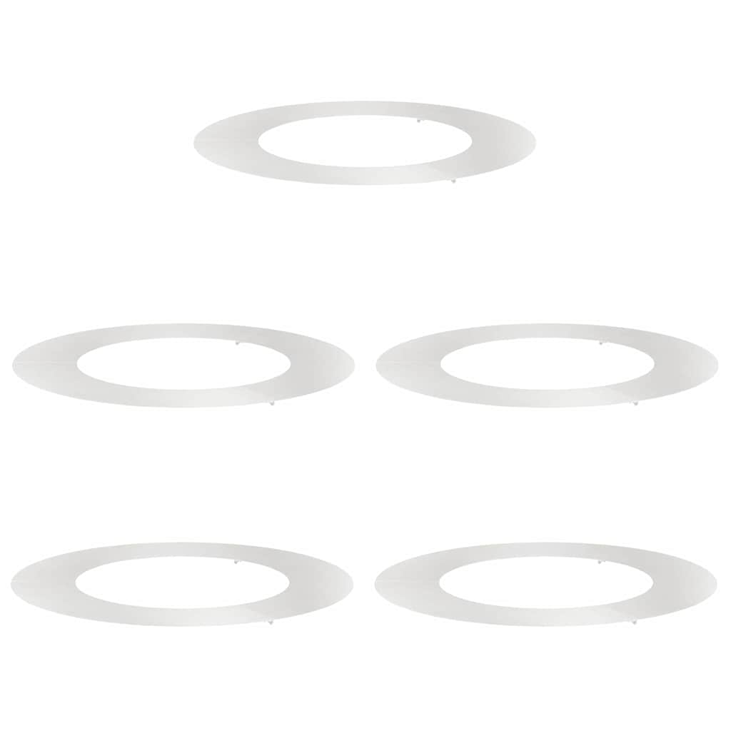 adatto per Anelli d'Albero Piatto 5 pcs Argento Ø50 / 80 cm