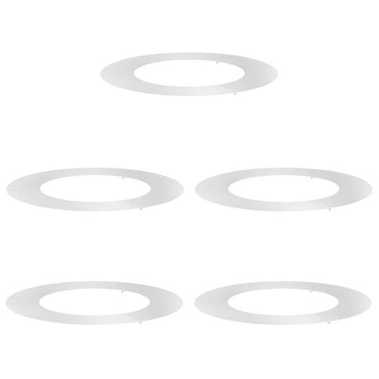 adatto per Anelli d'Albero Piatto 5 pcs Argento Ø50 / 80 cm