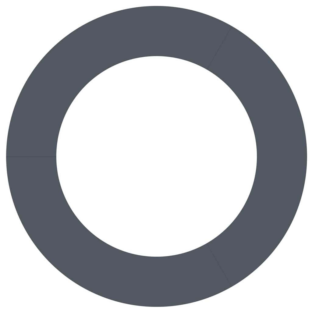 adatto per Anello d'Albero Piatto Antracite Ø60 / 90 cm Acciaio