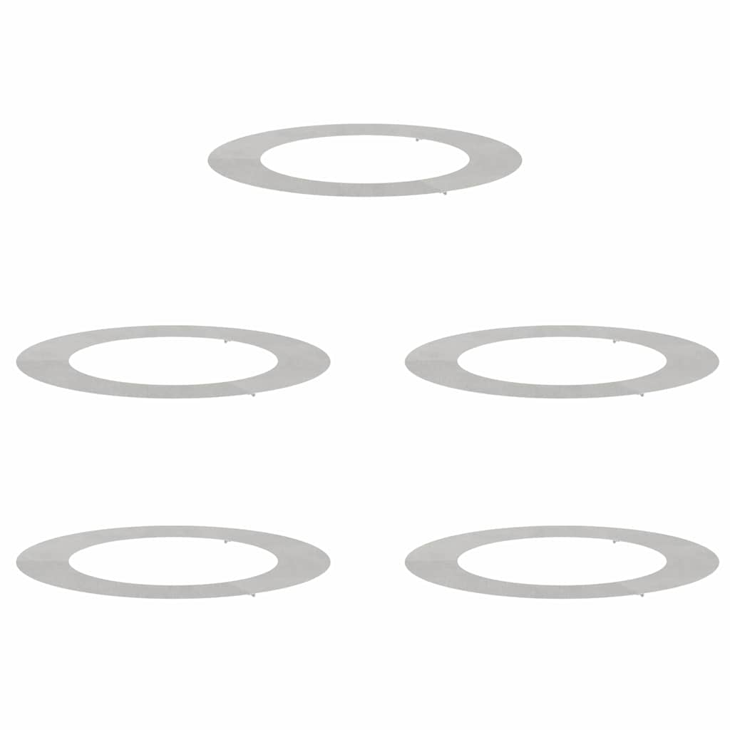 adatto per Anelli d'Albero Piatto 5 pcs Argento Ø60 / 90 cm