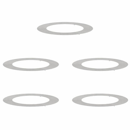 adatto per Anelli d'Albero Piatto 5 pcs Argento Ø60 / 90 cm