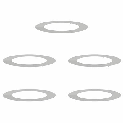 adatto per Anelli d'Albero Piatto 5 pcs Argento Ø60 / 90 cm