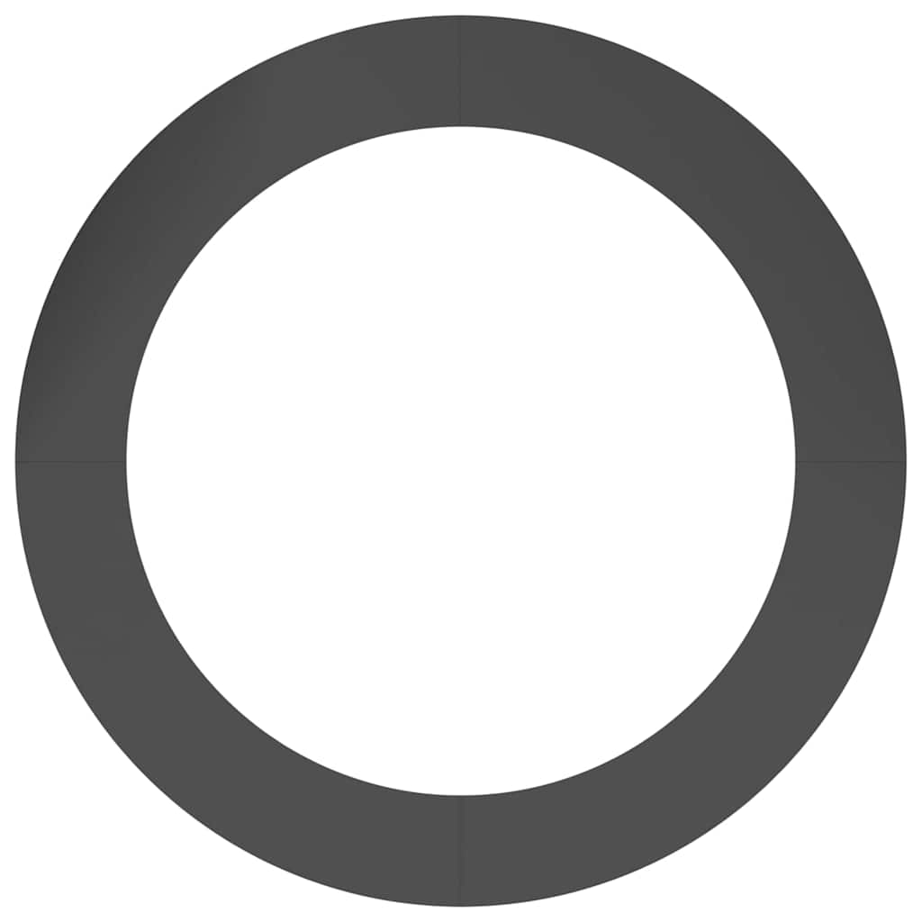 adatto per Anelli d'Albero Piatto 5 pcs Nero Ø90 / 120 cm Acciaio