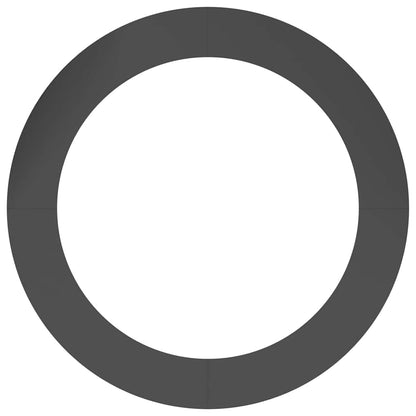 adatto per Anelli d'Albero Piatto 5 pcs Nero Ø90 / 120 cm Acciaio