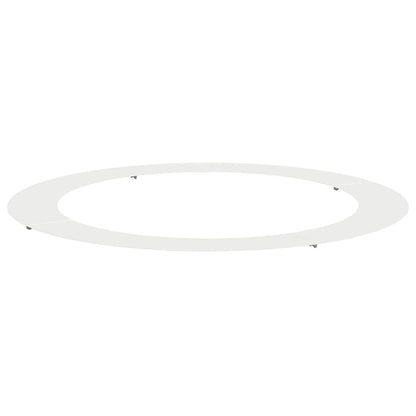 adatto per Anello d'Albero Piatto Bianco Ø90 / 120 cm Acciaio