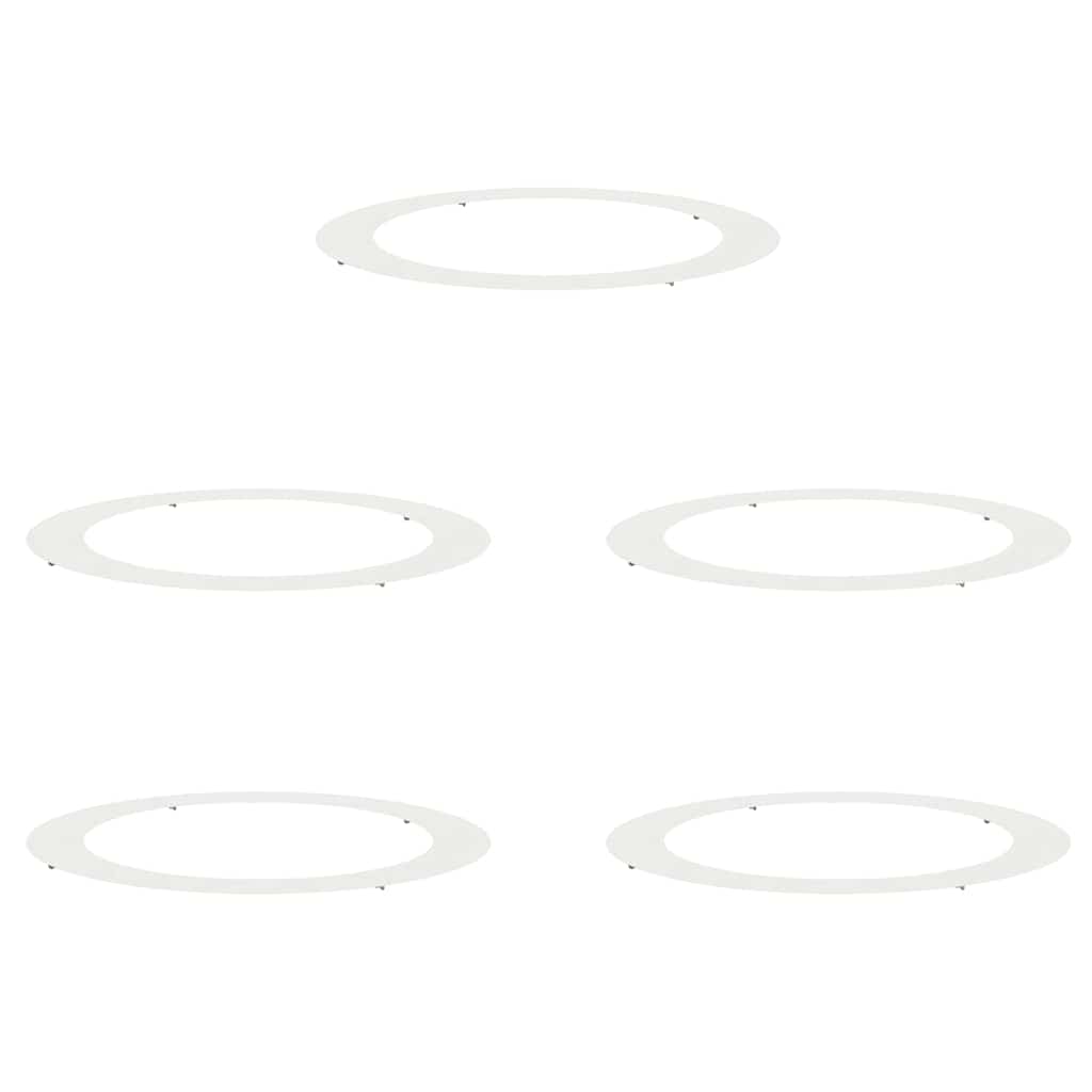 adatto per Anelli d'Albero Piatto 5 pcs Bianco Ø90 / 120 cm