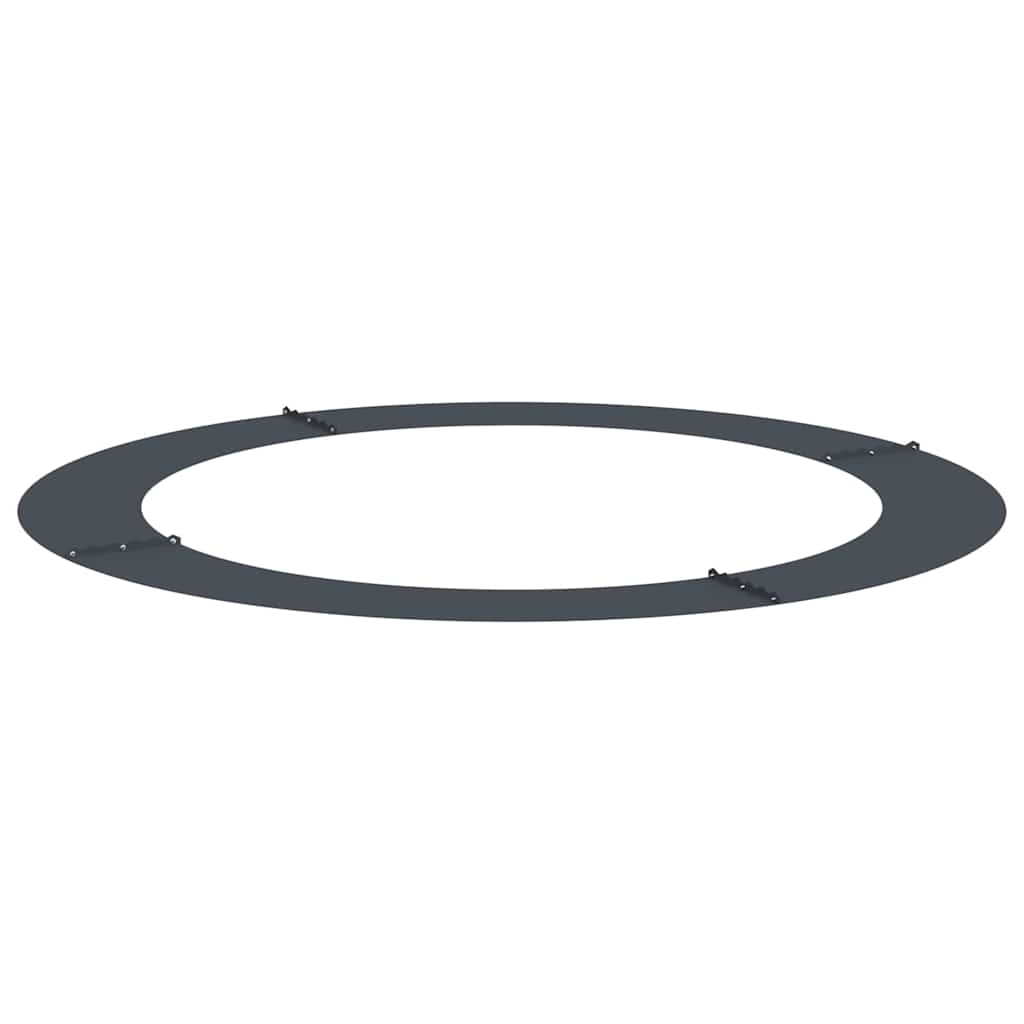 adatto per Anello d'Albero Piatto Antracite Ø90 / 120 cm Acciaio