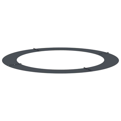 adatto per Anello d'Albero Piatto Antracite Ø90 / 120 cm Acciaio