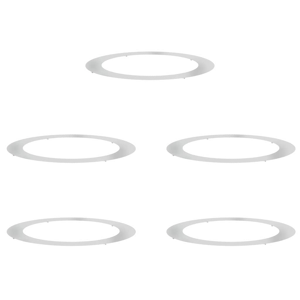 adatto per Anelli d'Albero Piatto 5 pcs Argento Ø90 / 120 cm