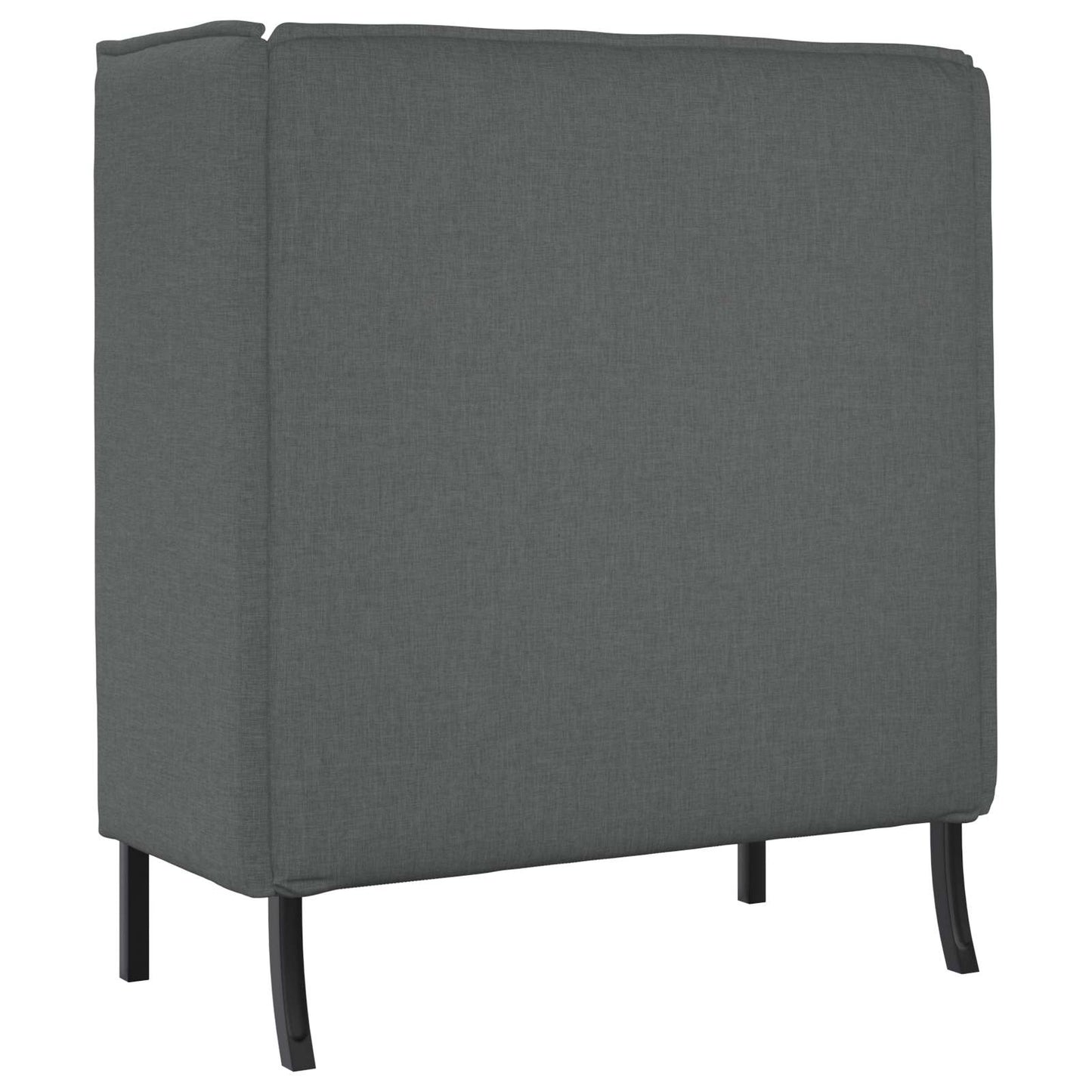 Divano alto 101cm Grigio scuro Tessuto | homemem39