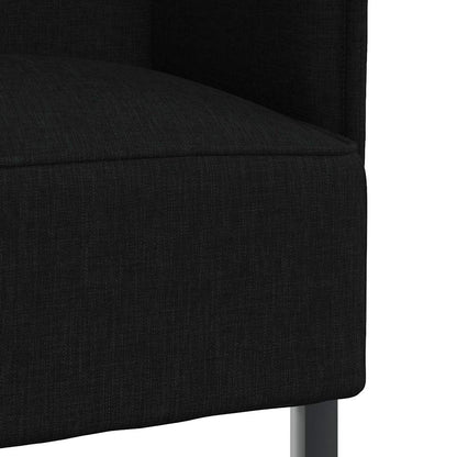 Divano alto 101cm Nero Tessuto | homemem39