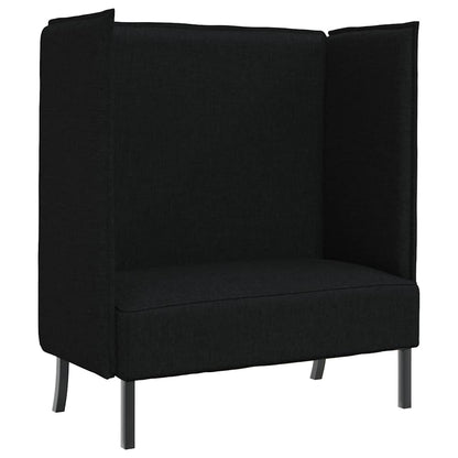 Divano alto 101cm Nero Tessuto | homemem39