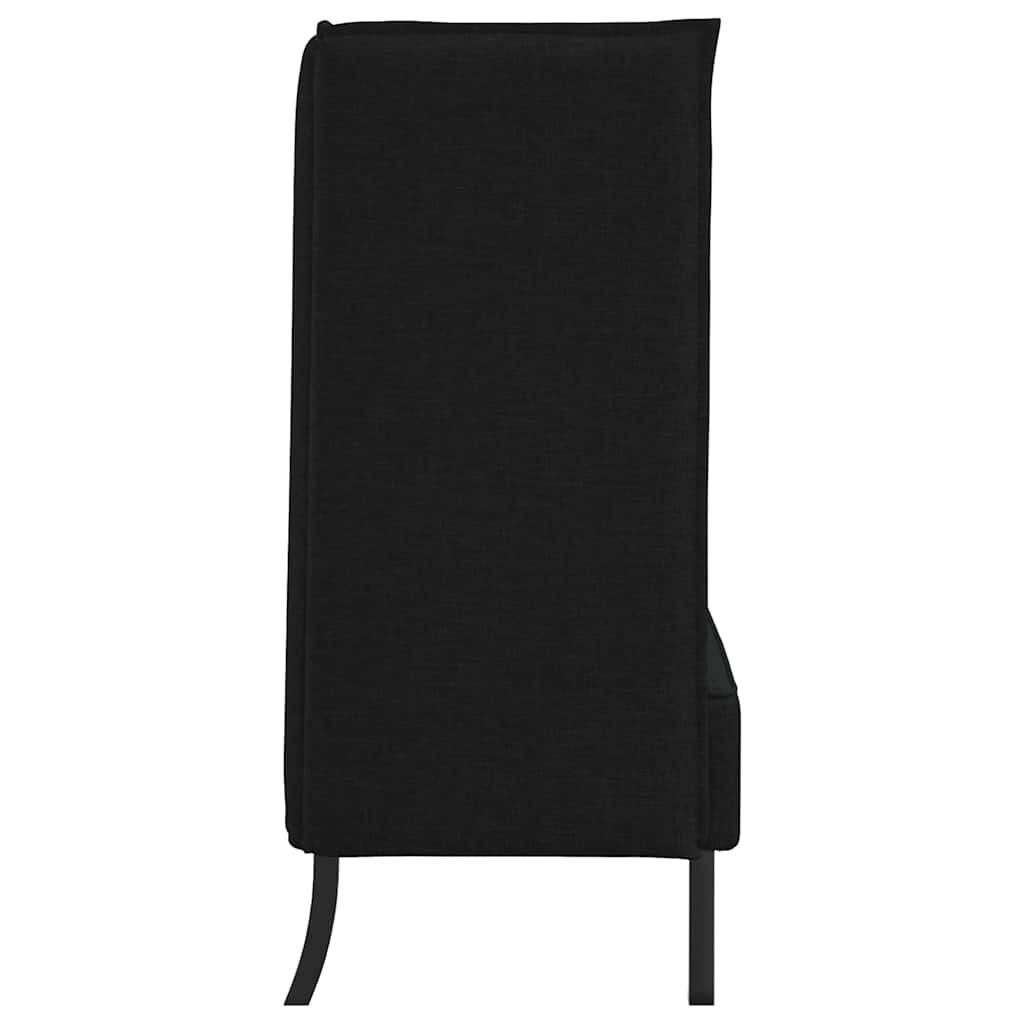 Divano alto 101cm Nero Tessuto | homemem39