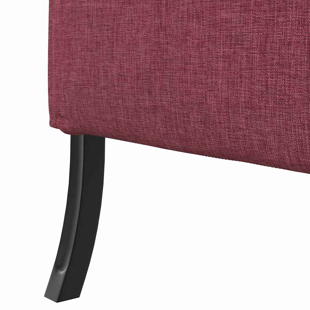 Divano alto 101cm Rosso vino Tessuto | homemem39