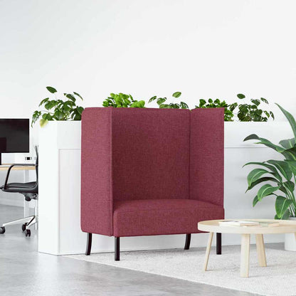 Divano alto 101cm Rosso vino Tessuto | homemem39