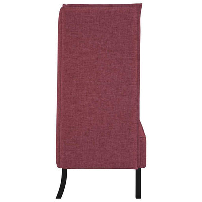 Divano alto 101cm Rosso vino Tessuto | homemem39