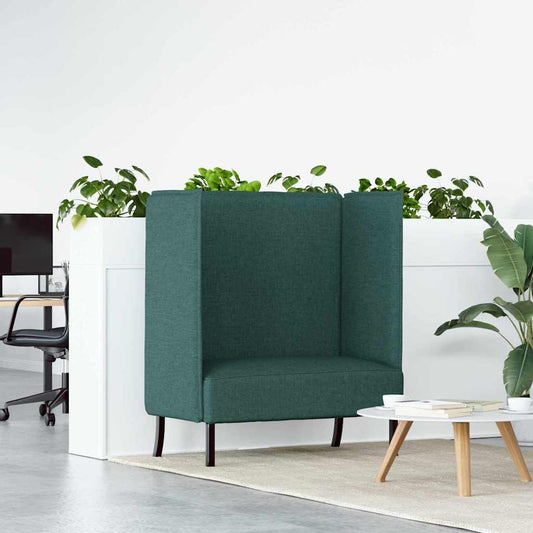 Divano alto 101cm Verde scuro Tessuto | homemem39