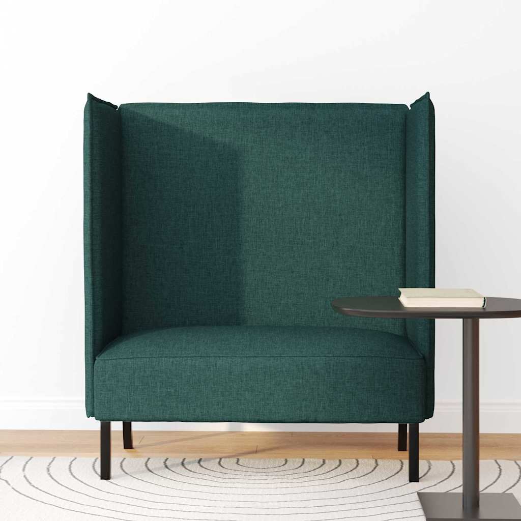 Divano alto 101cm Verde scuro Tessuto | homemem39