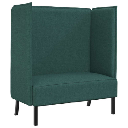 Divano alto 101cm Verde scuro Tessuto