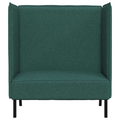 Divano alto 101cm Verde scuro Tessuto