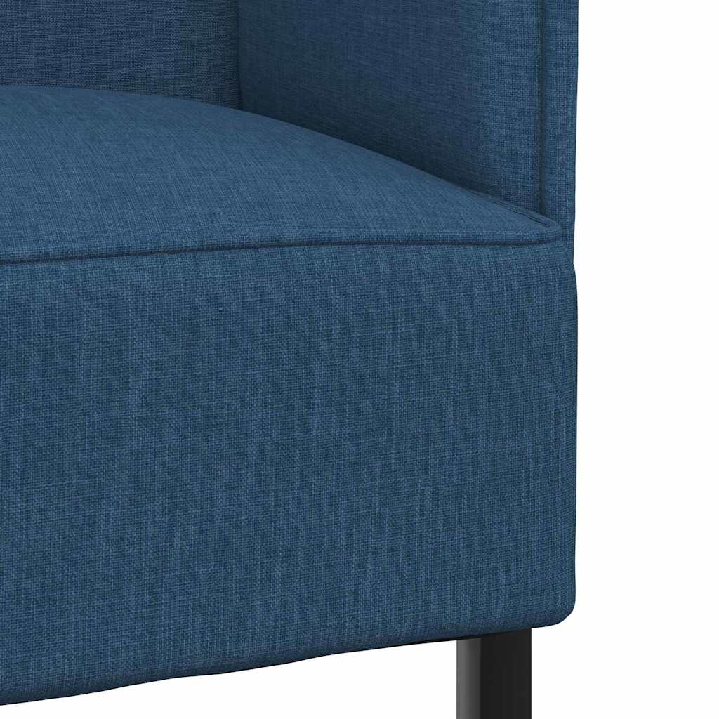 Divano alto 101cm Blu Tessuto | homemem39