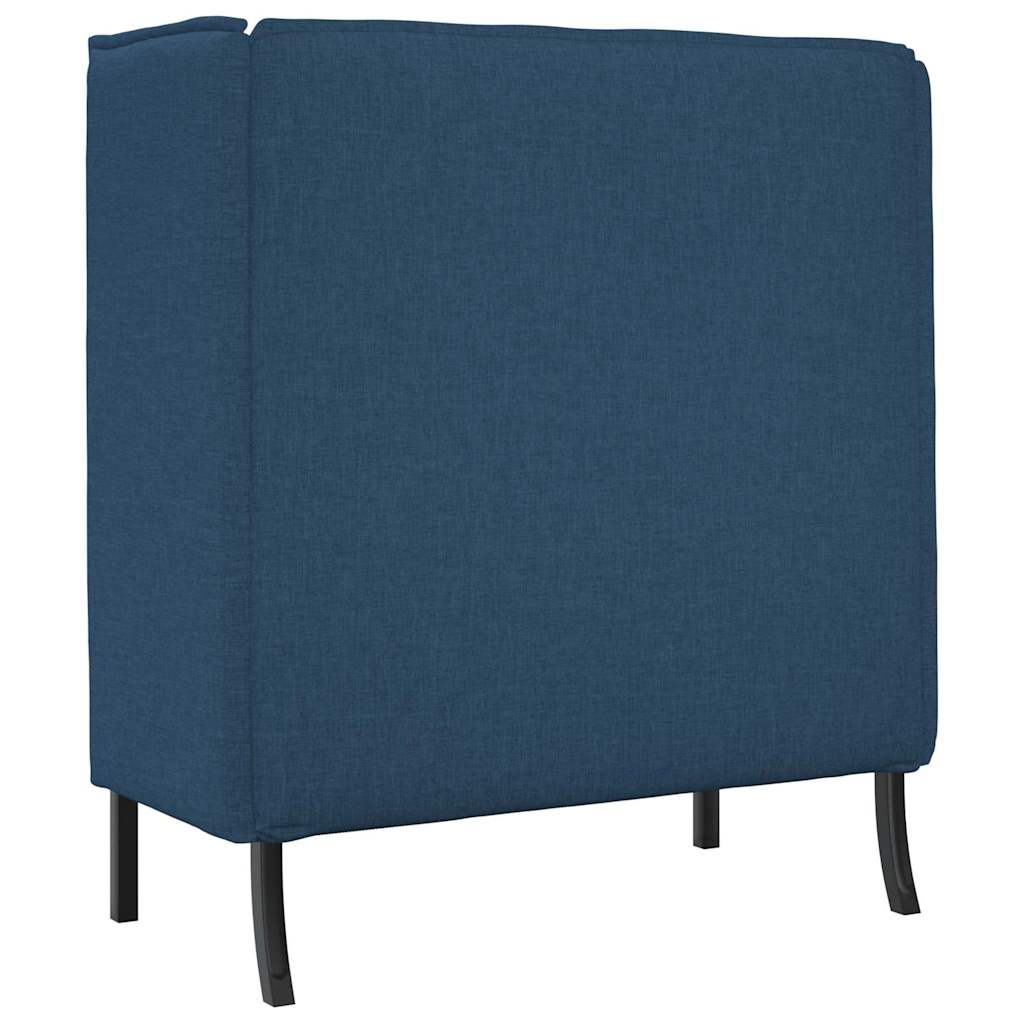 Divano alto 101cm Blu Tessuto | homemem39