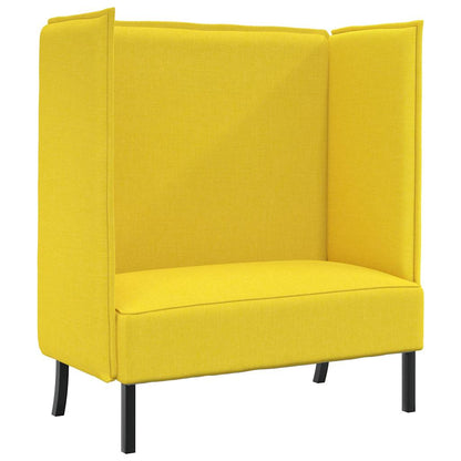 Divano alto 101cm Giallo chiaro Tessuto | homemem39