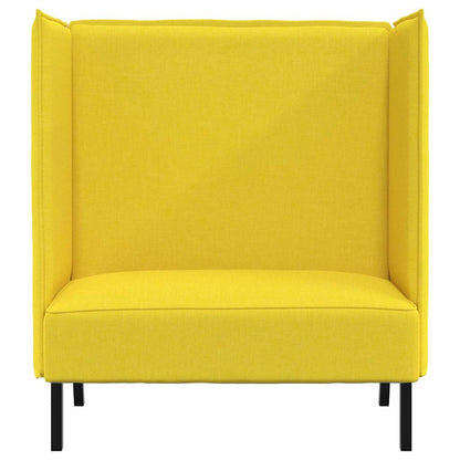 Divano alto 101cm Giallo chiaro Tessuto | homemem39