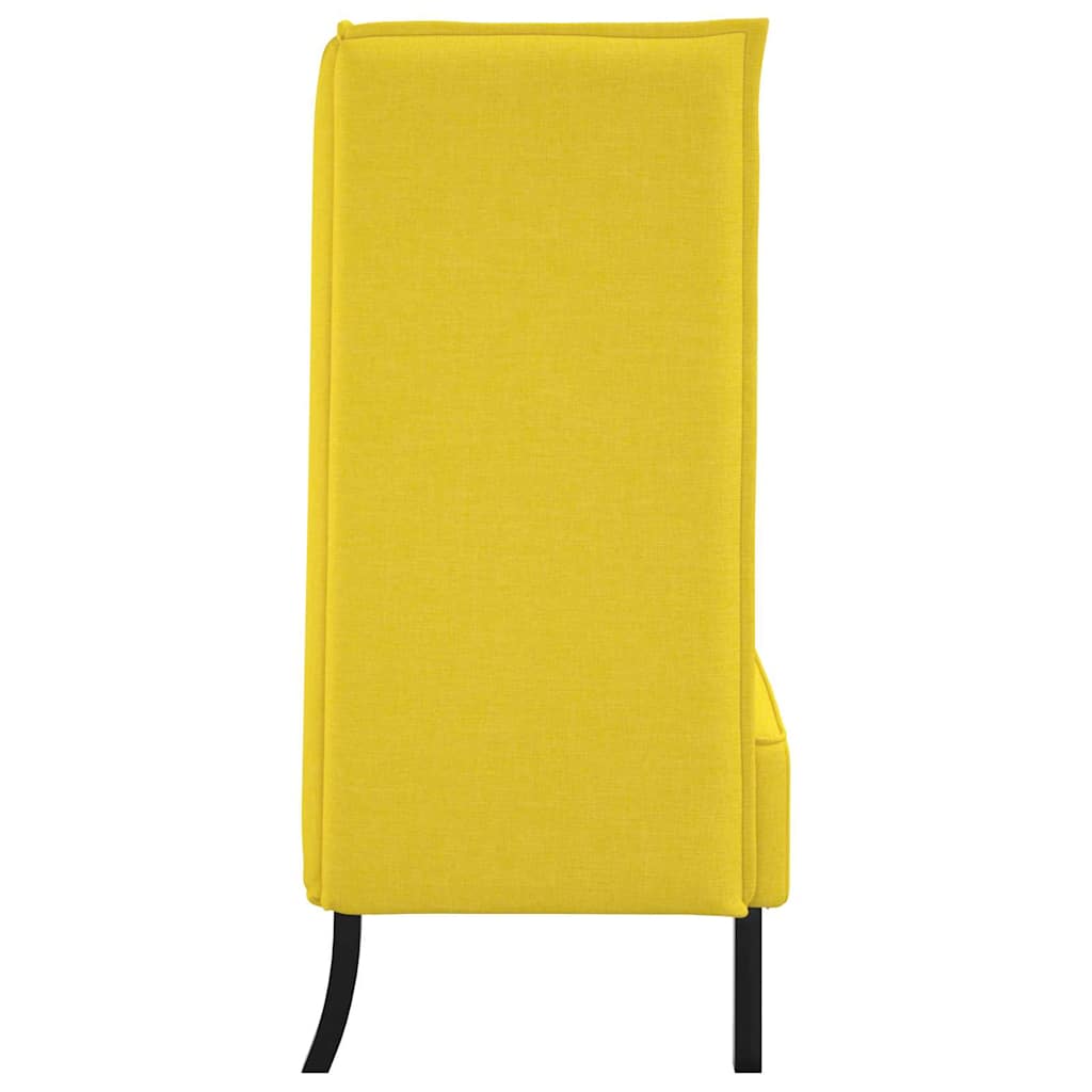 Divano alto 101cm Giallo chiaro Tessuto | homemem39
