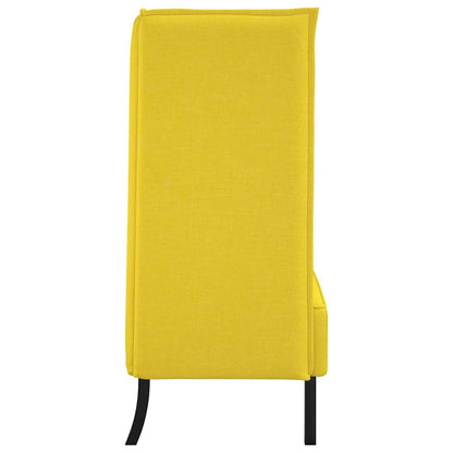 Divano alto 101cm Giallo chiaro Tessuto | homemem39